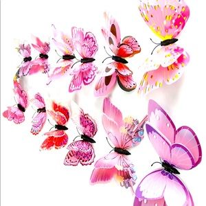 Cute butterflies wall decor